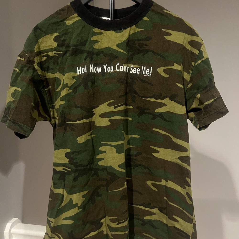 Camo ‘You can’t see me’ Tee